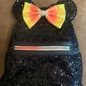 Loungefly Disney Halloween Candy Corn Sequin set